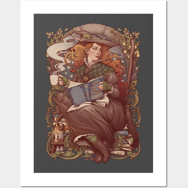 NOUVEAU FOLK WITCH Wall Art by Medusa Dollmaker